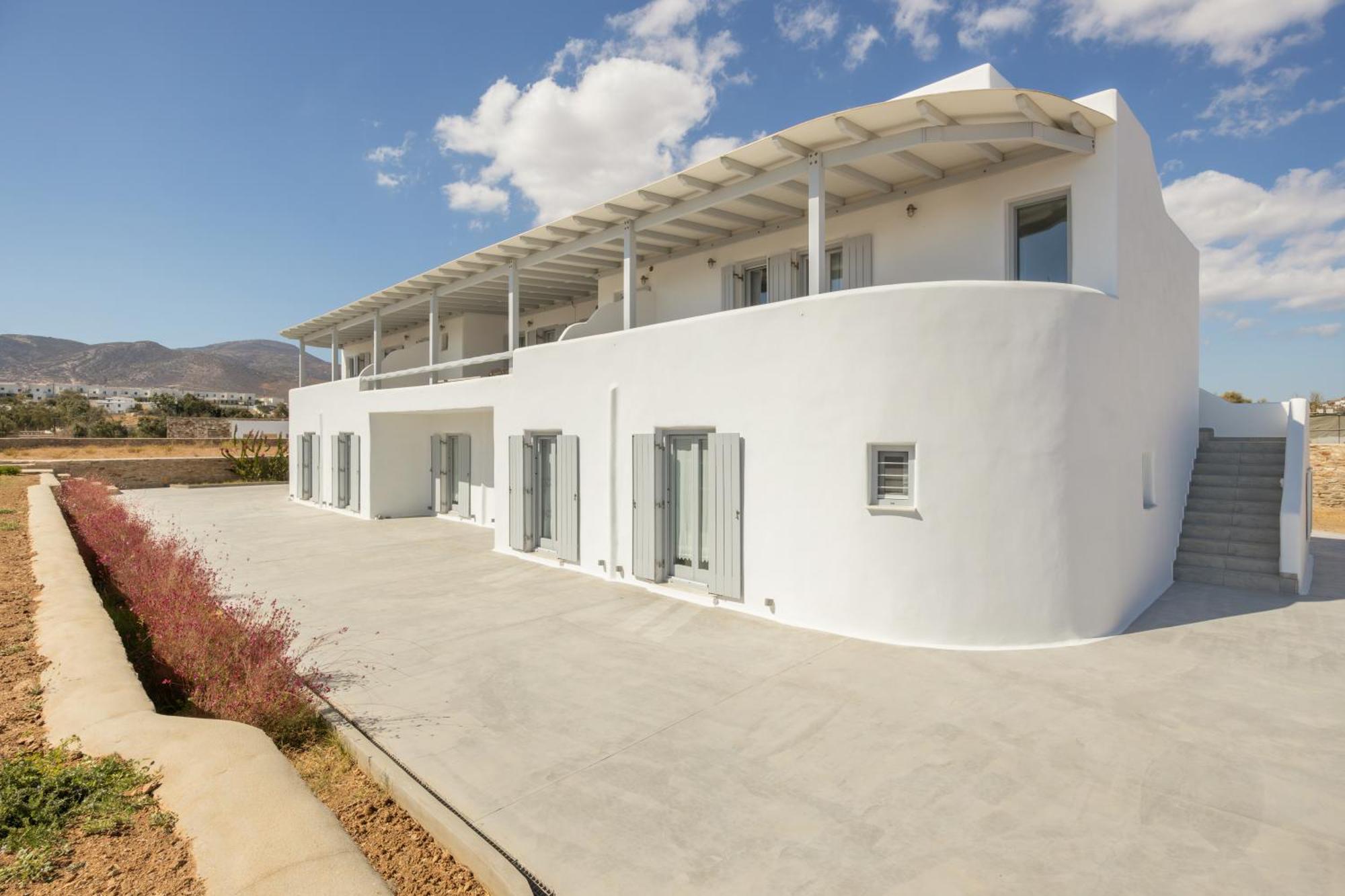 לוגאראס Paros Melodia Apartments מראה חיצוני תמונה