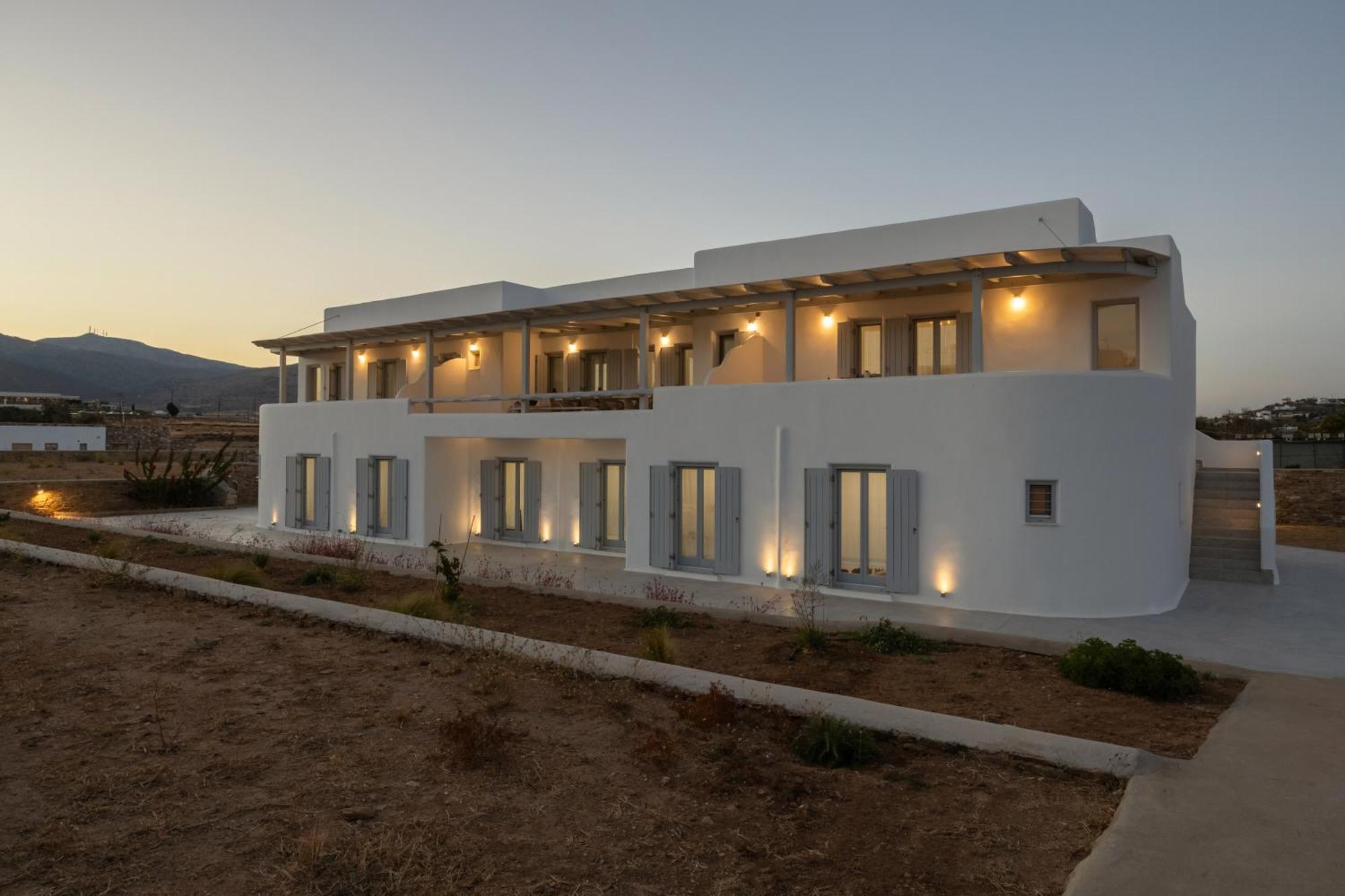 לוגאראס Paros Melodia Apartments מראה חיצוני תמונה