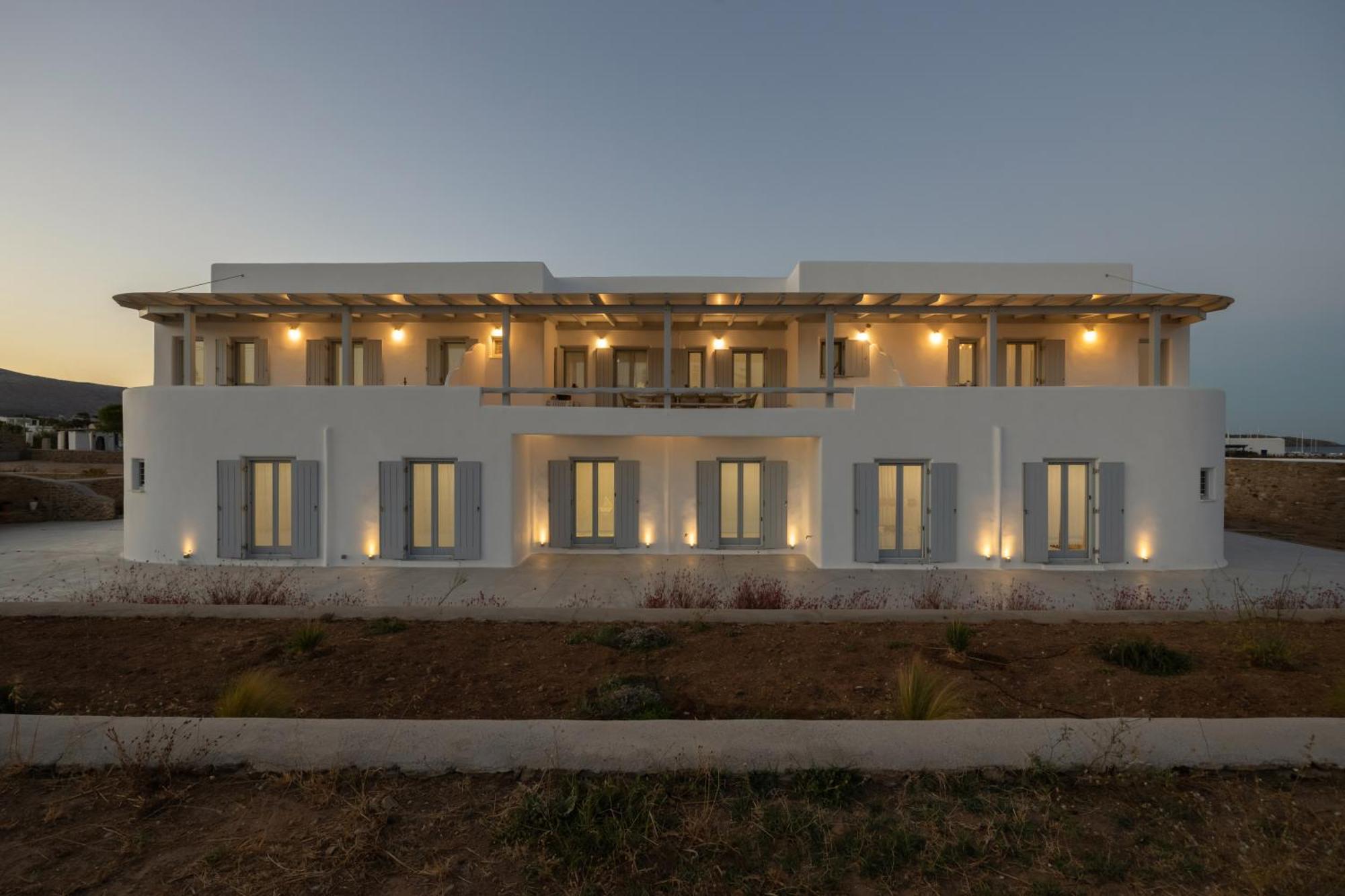 לוגאראס Paros Melodia Apartments מראה חיצוני תמונה