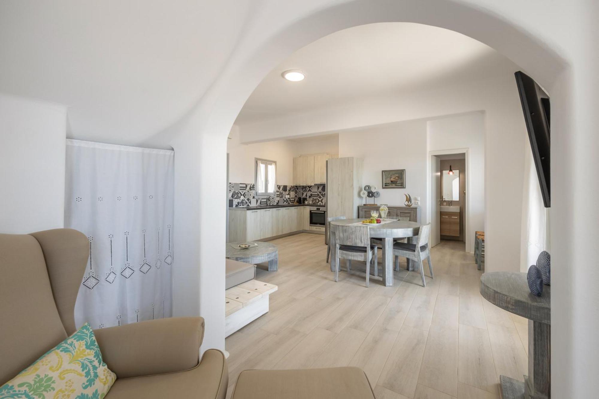 לוגאראס Paros Melodia Apartments מראה חיצוני תמונה